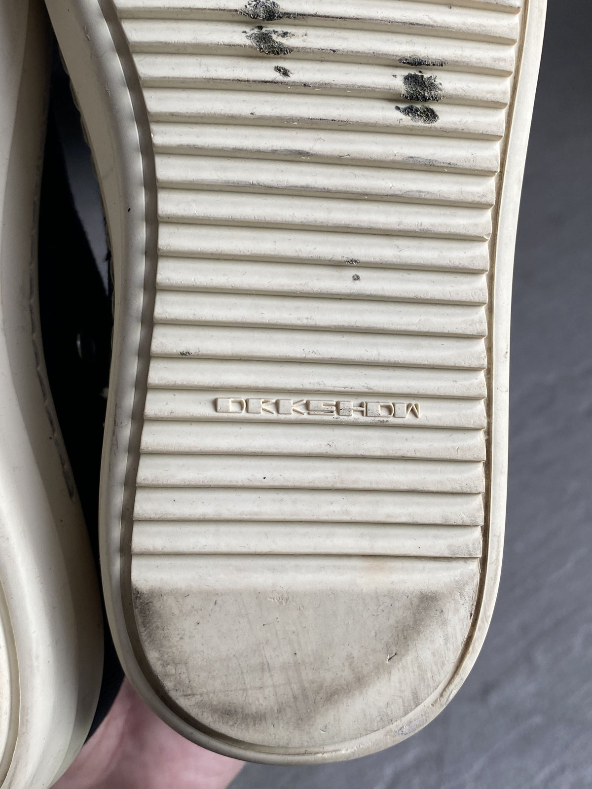 Rick Owens DRKSHDW Low Ramones Black Canvas