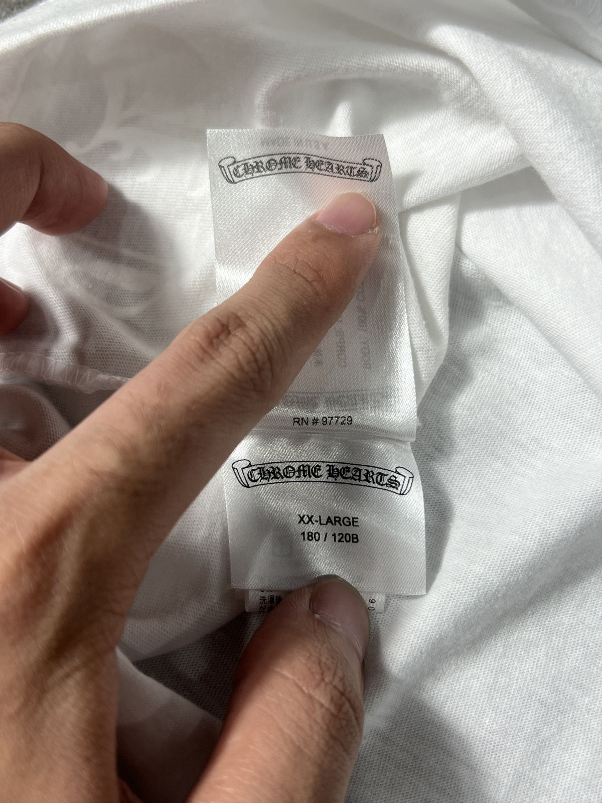 Chrome Hearts Osaka Pocket Tee White Size XXL