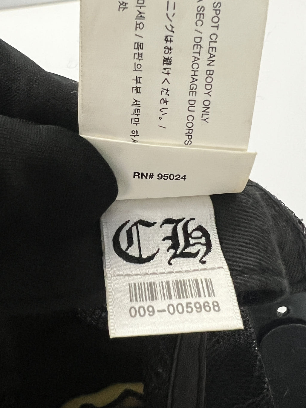 Chrome Hearts Cemetery Trucker Black Red OS