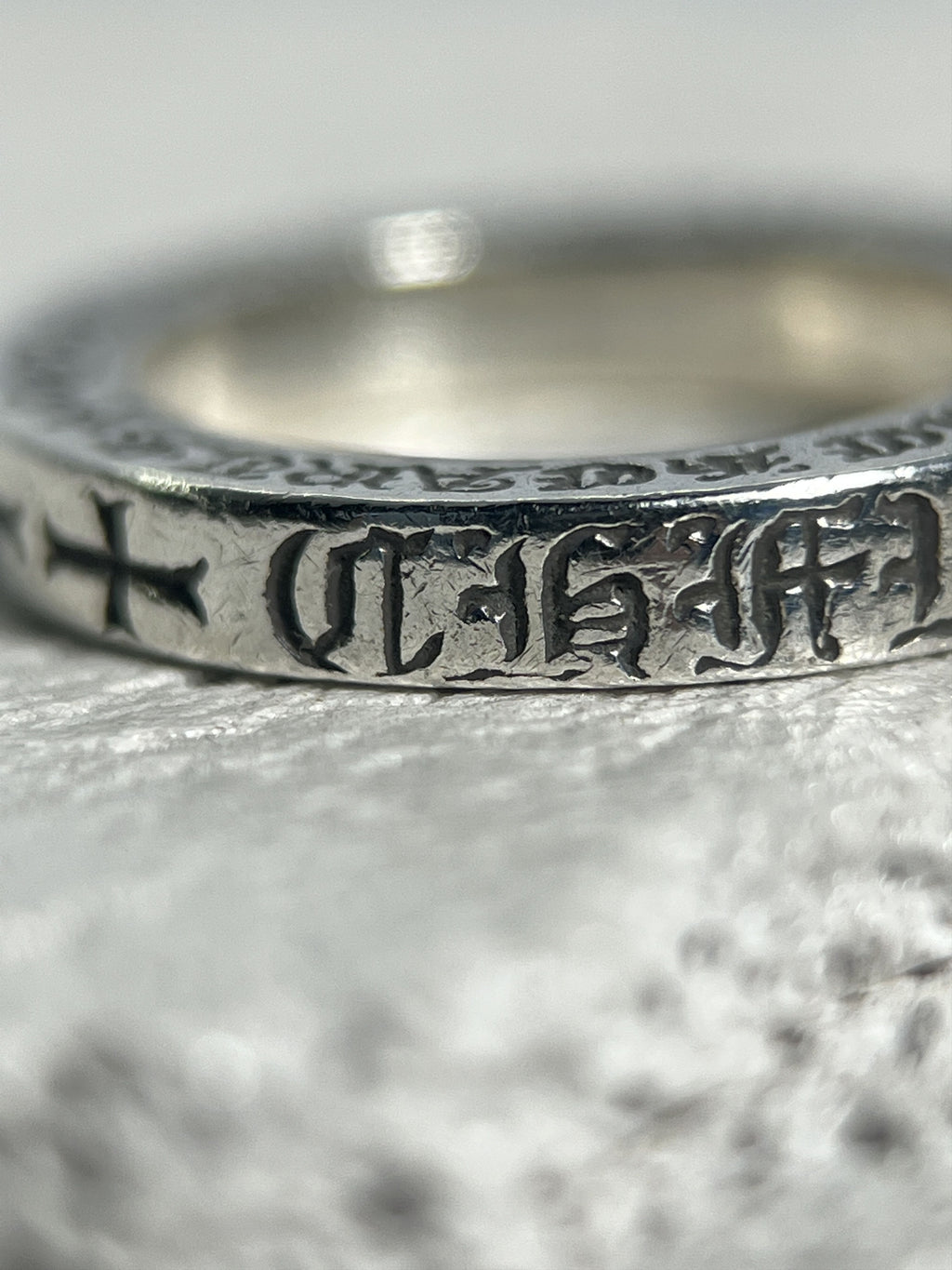 Chrome Hearts Spacer Ring Silver US4 47MM