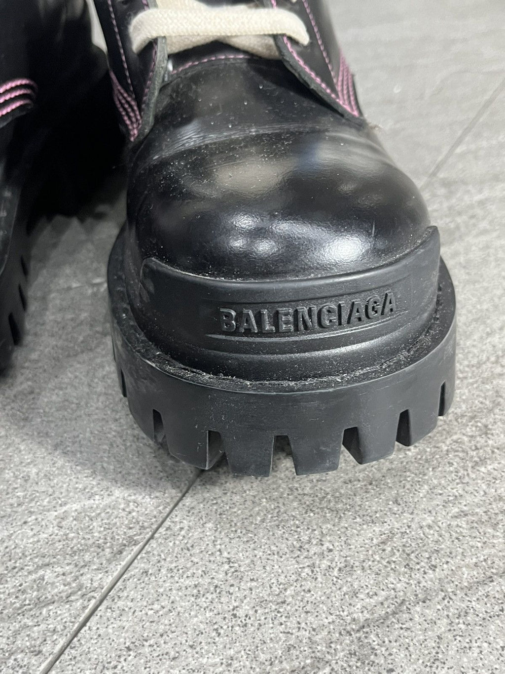 Balenciaga Strike Lace Up Boots EU39