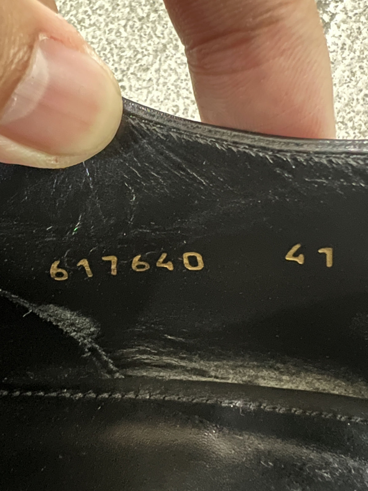 Balenciaga Square Toe Leather Derby Shoes EU41