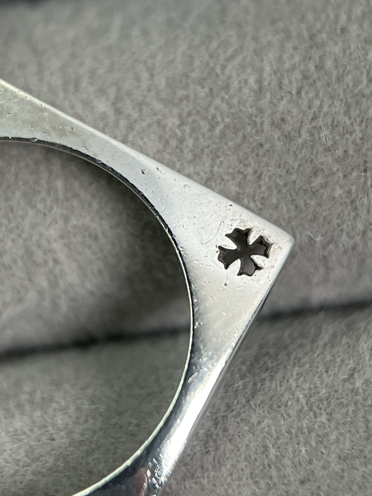 Chrome Hearts x Kate Hudson Square Cross Earring