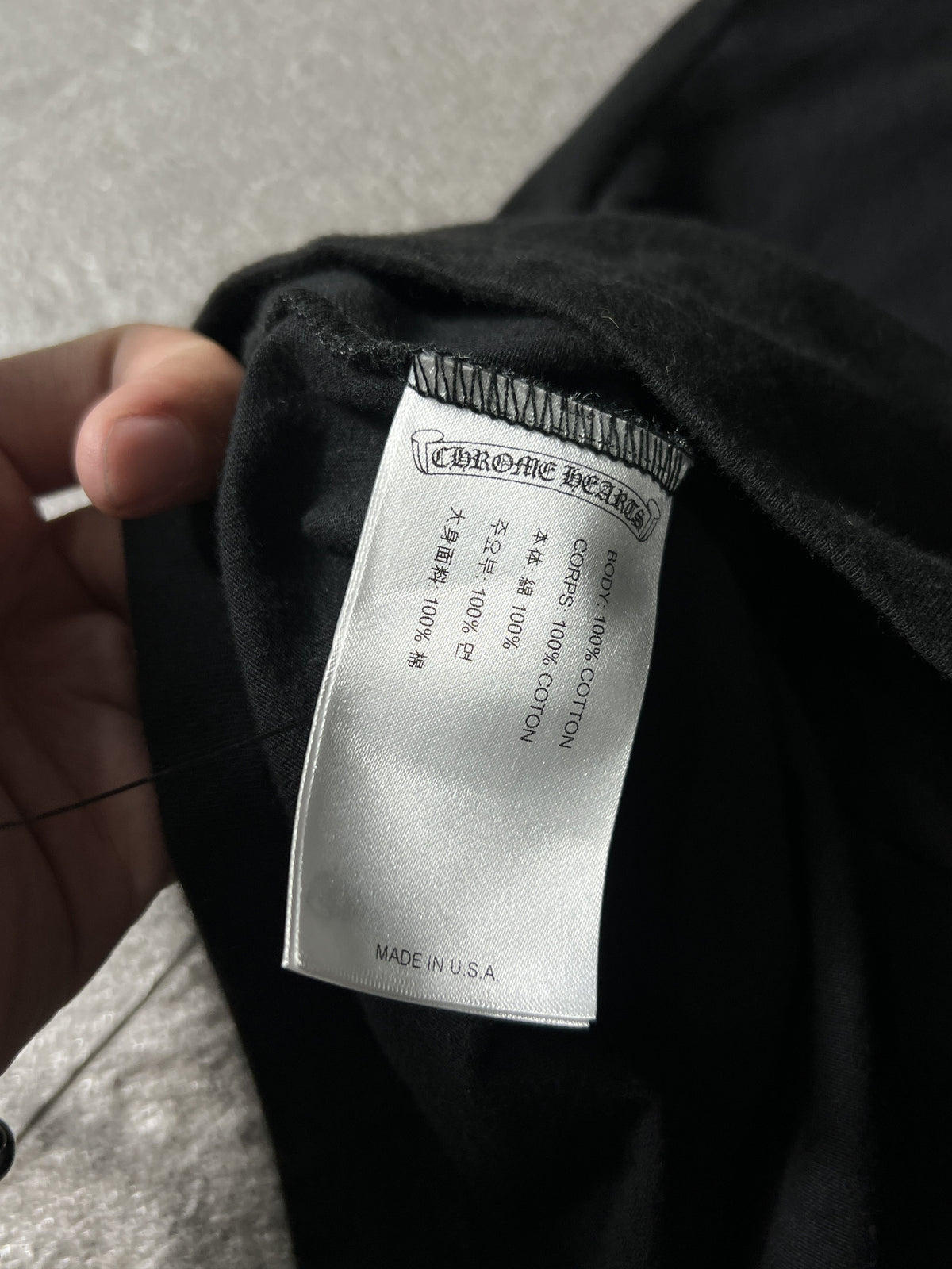 Chrome Hearts Las Vegas Tee Black XXL