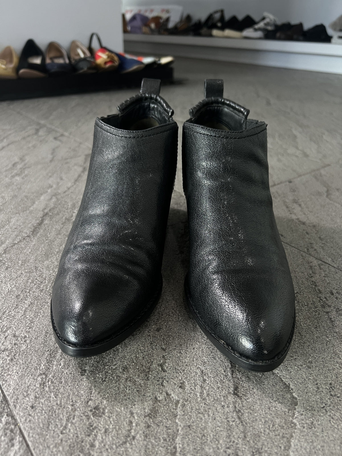 Alexander Wang Leather Ankle Boots Vibram Sole EU40