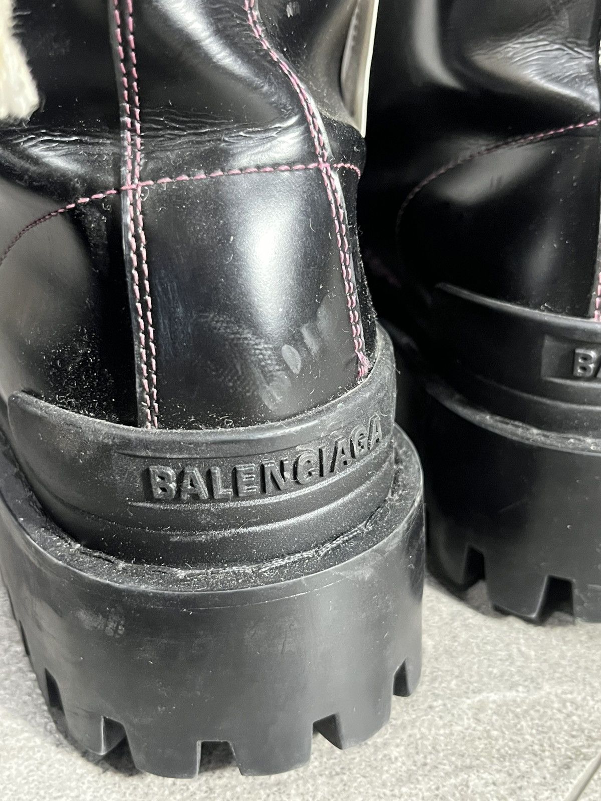 Balenciaga Strike Lace Up Boots EU39