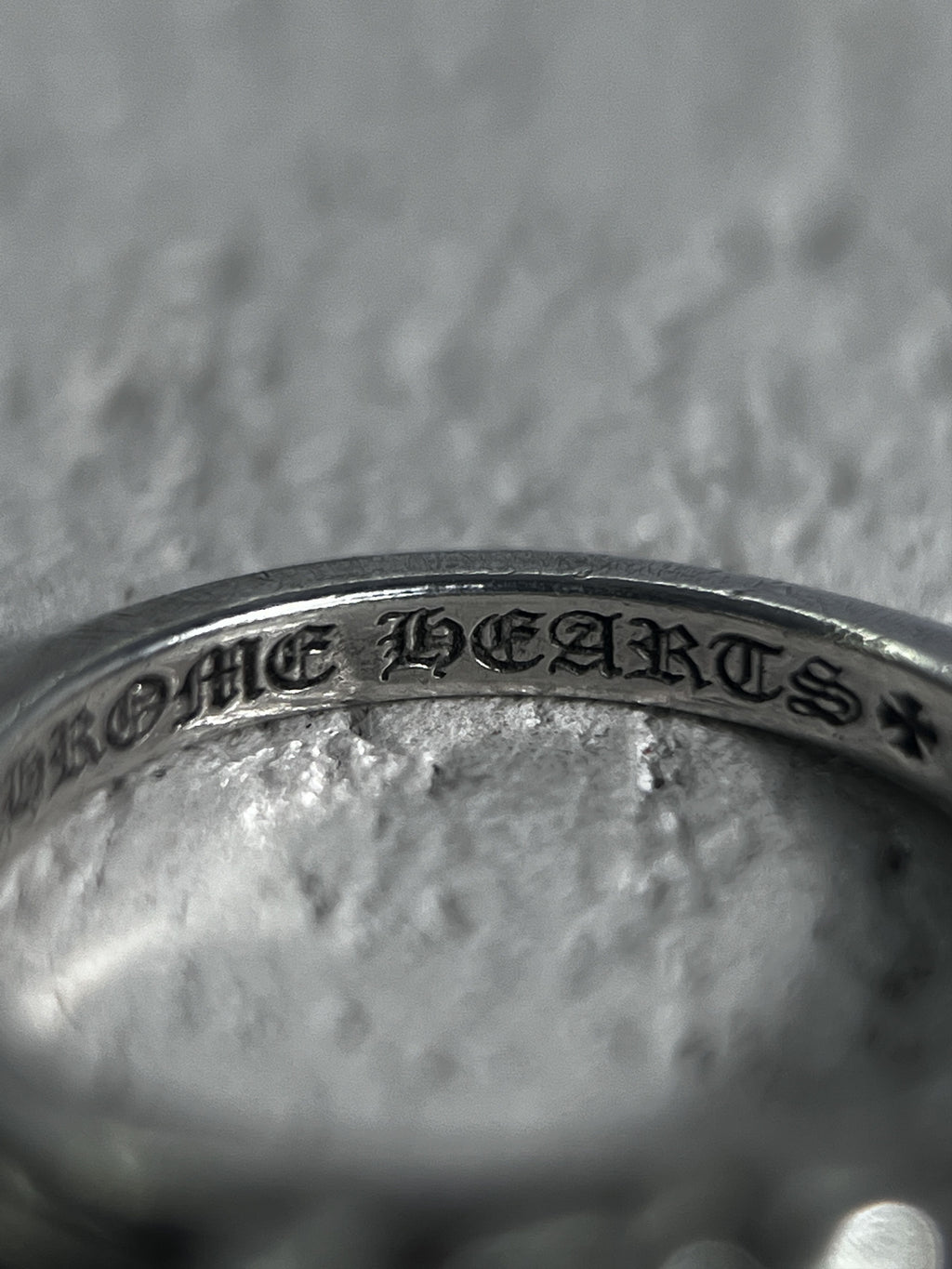 Chrome Hearts Baby Dagger Diamond Ring US5.5