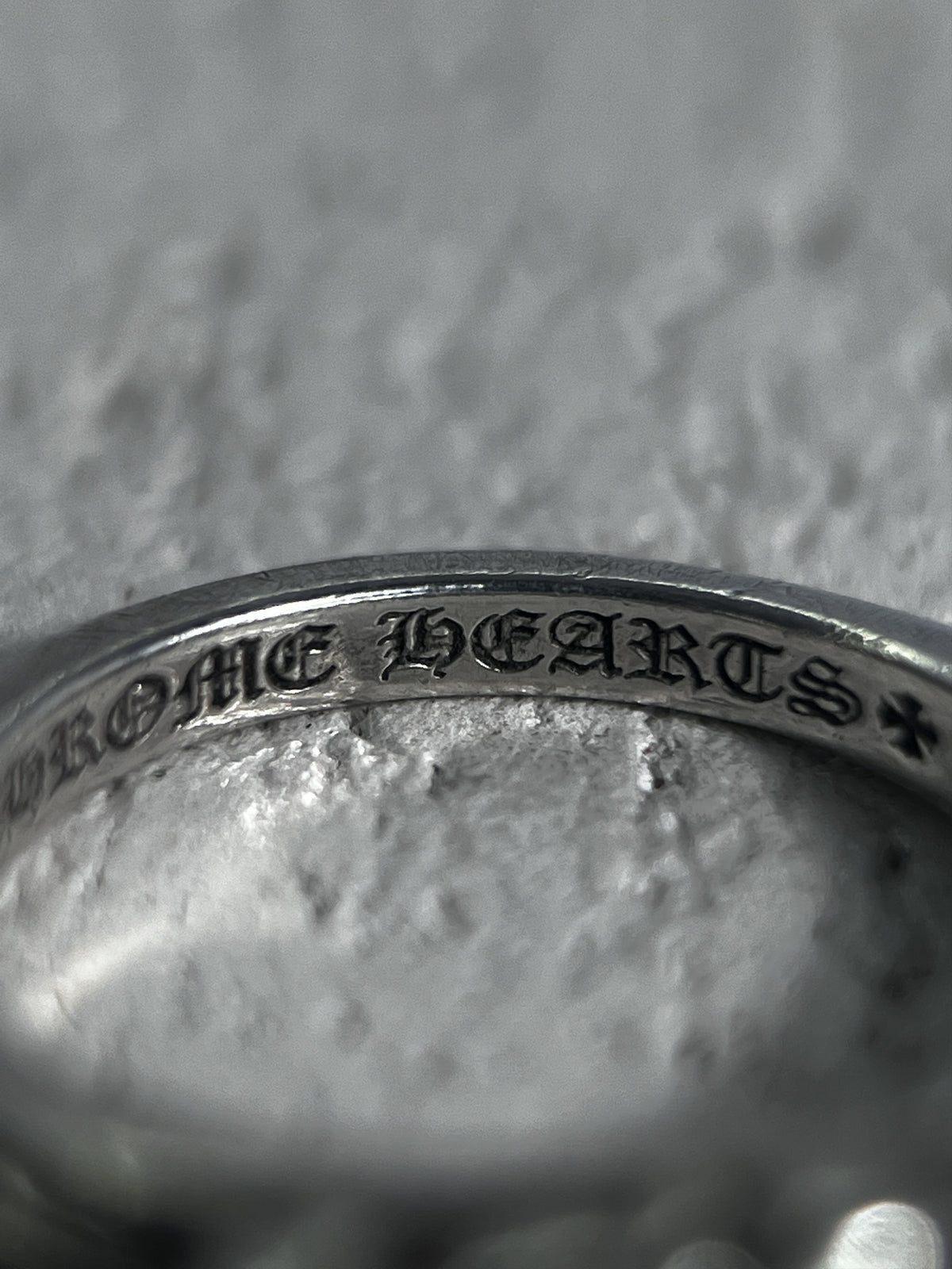 Chrome Hearts Baby Dagger Diamond Ring US5.5