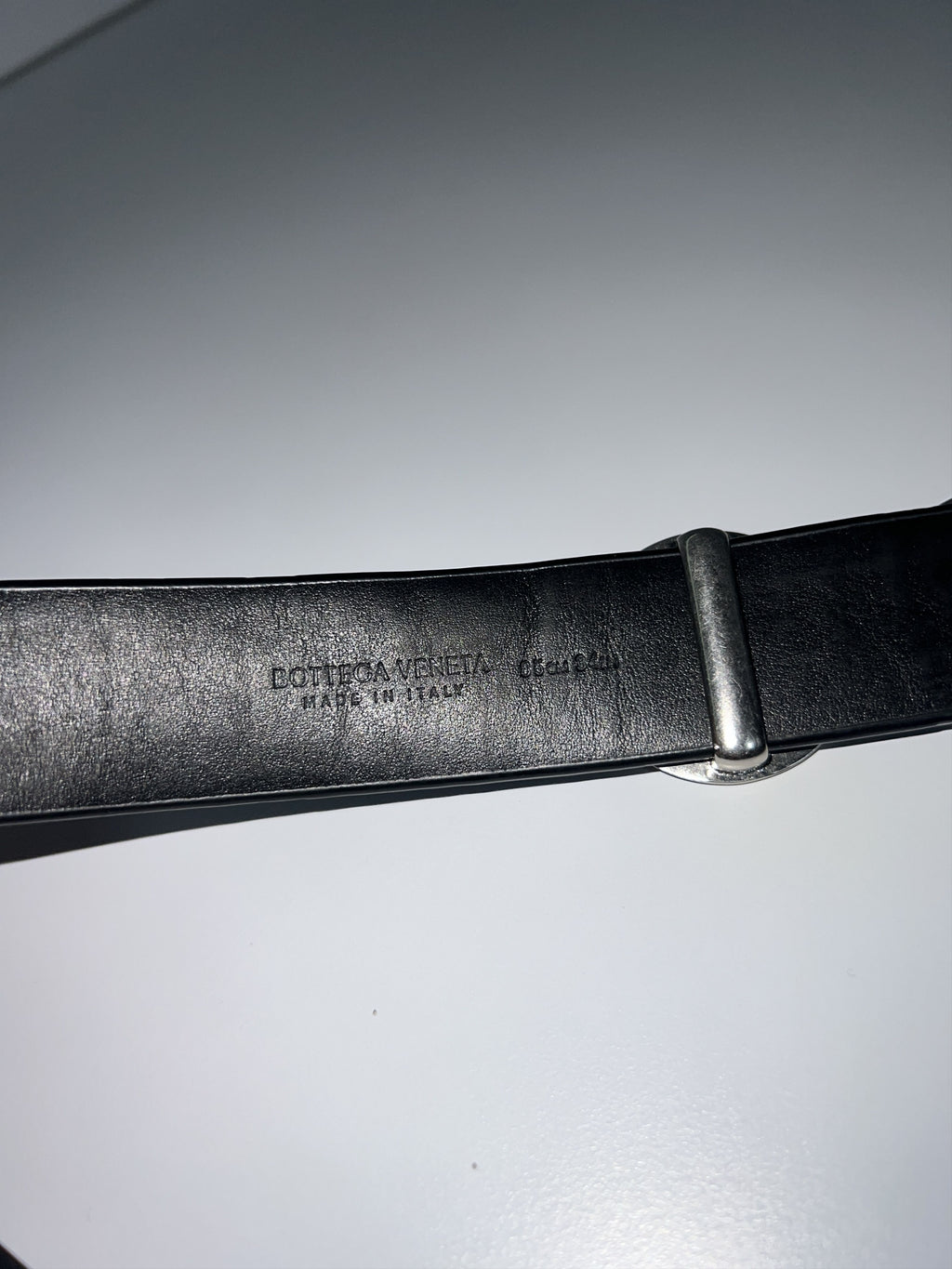 Bottega Veneta Studded Leather Belt Black 34inches / 85cm