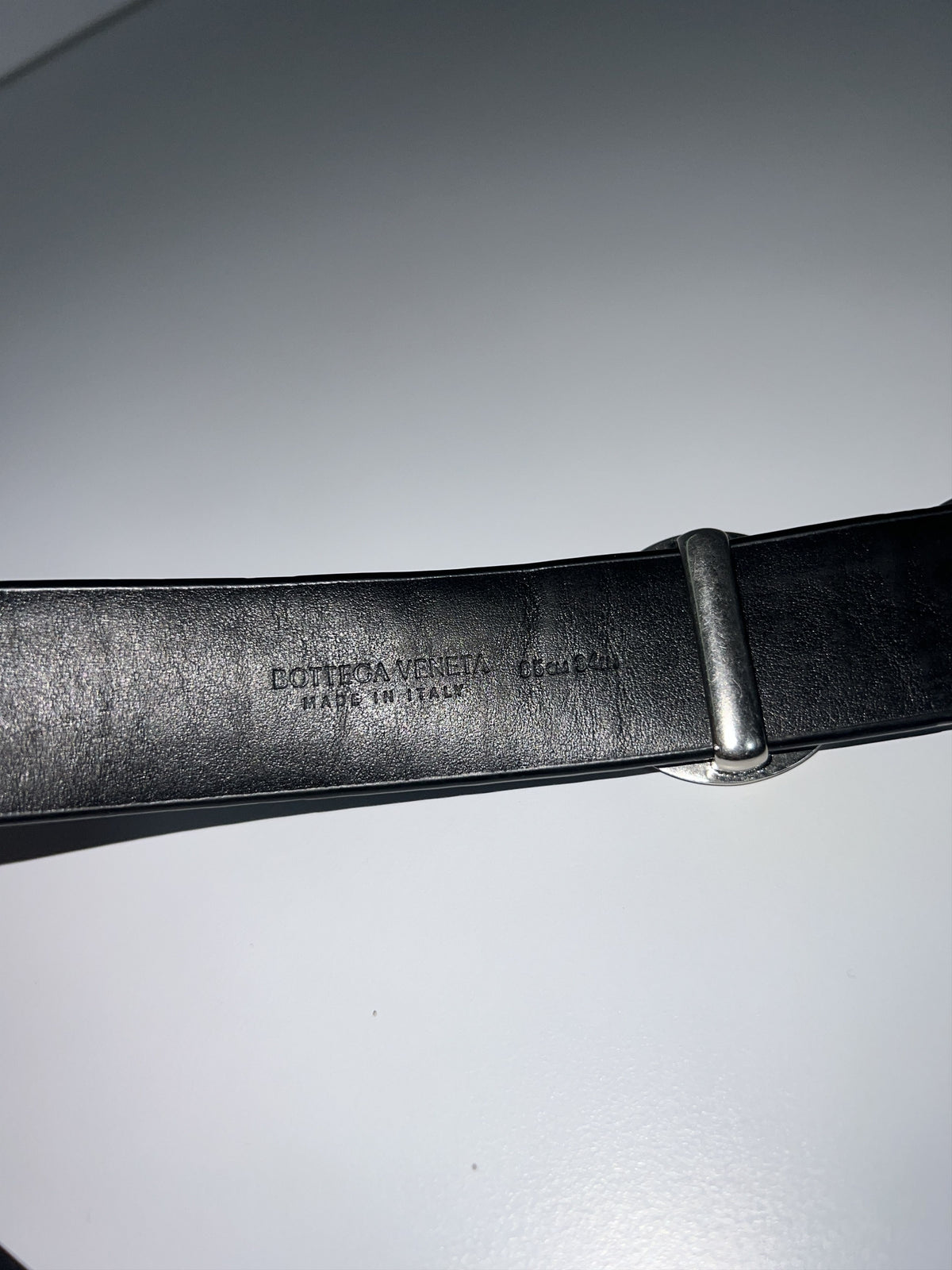 Bottega Veneta Studded Leather Belt Black 34inches / 85cm