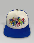Chrome Hearts Blue Multi Color Cross Trucker Hat
