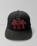 Chrome Hearts Cemetery Trucker Black Red OS