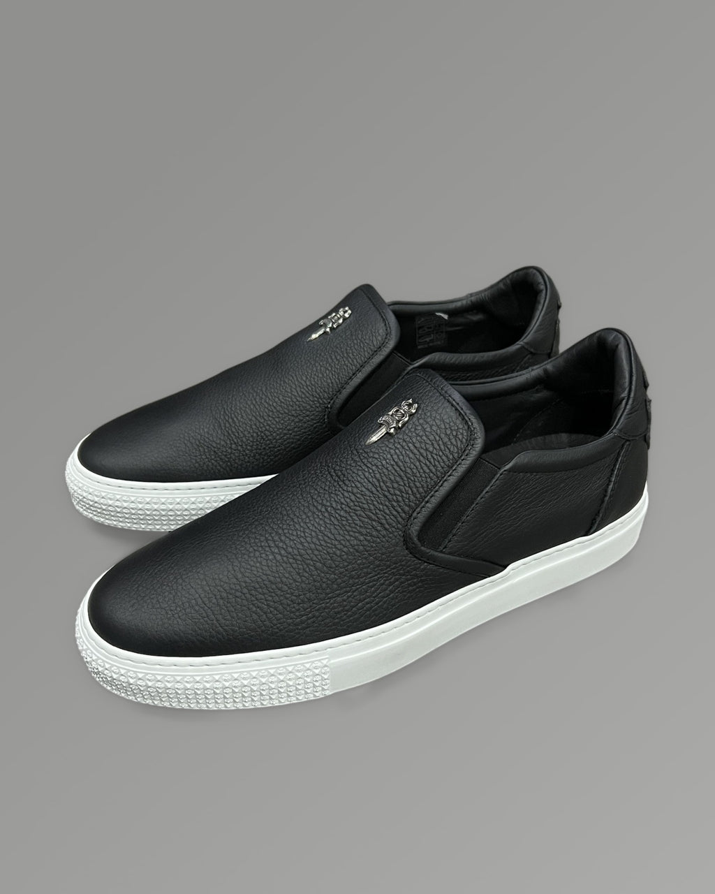 Chrome Hearts Dagger Slip On Sneakers Black 41
