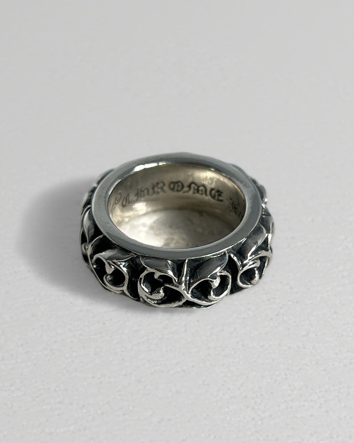 Chrome Hearts Eternity Vine Scroll Band Ring Size 47 / US4