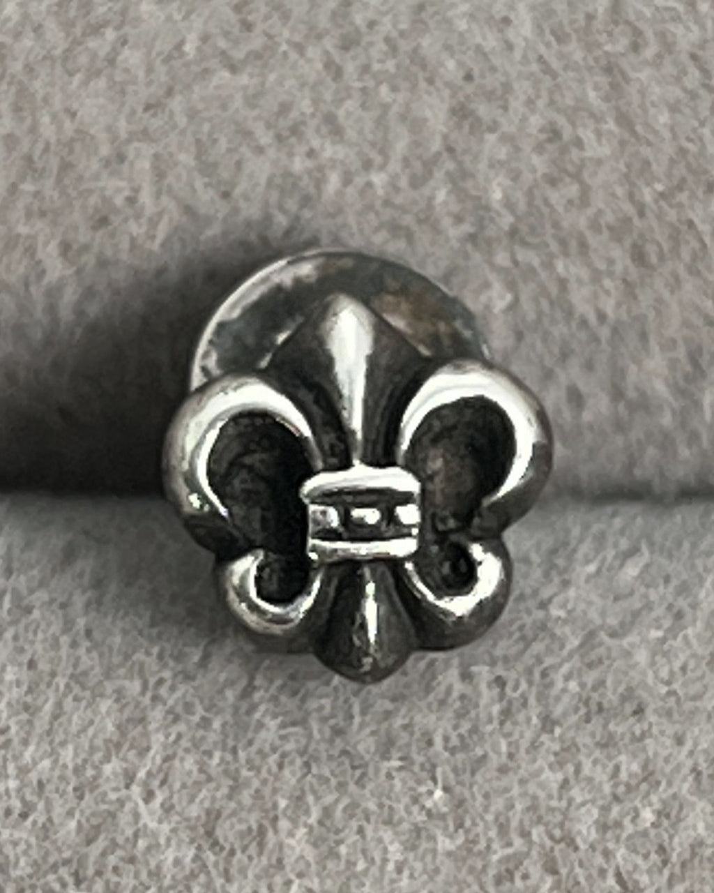 Chrome Hearts Fleur De Lis Stud Earring 925 Silver