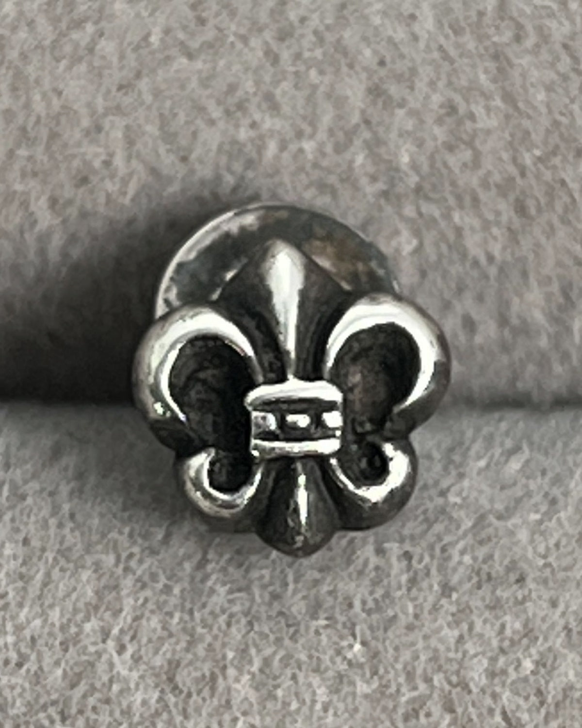 Chrome Hearts Fleur De Lis Stud Earring 925 Silver