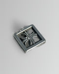 Chrome Hearts Floral Cross Square Pendant Customed Stone 925