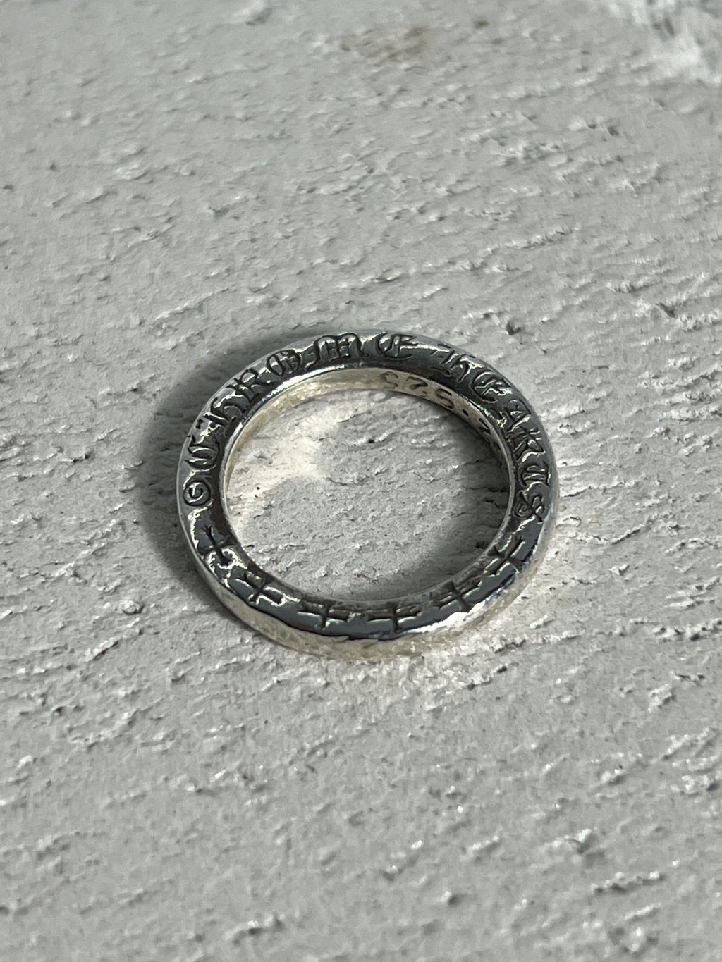 Chrome Hearts Forever Spacer Ring Silver US3.5