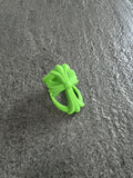 Chrome Hearts Neon Green Bow Rubber Ring 2022