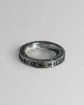 Chrome Hearts Script Spacer Ring .925 Size US7