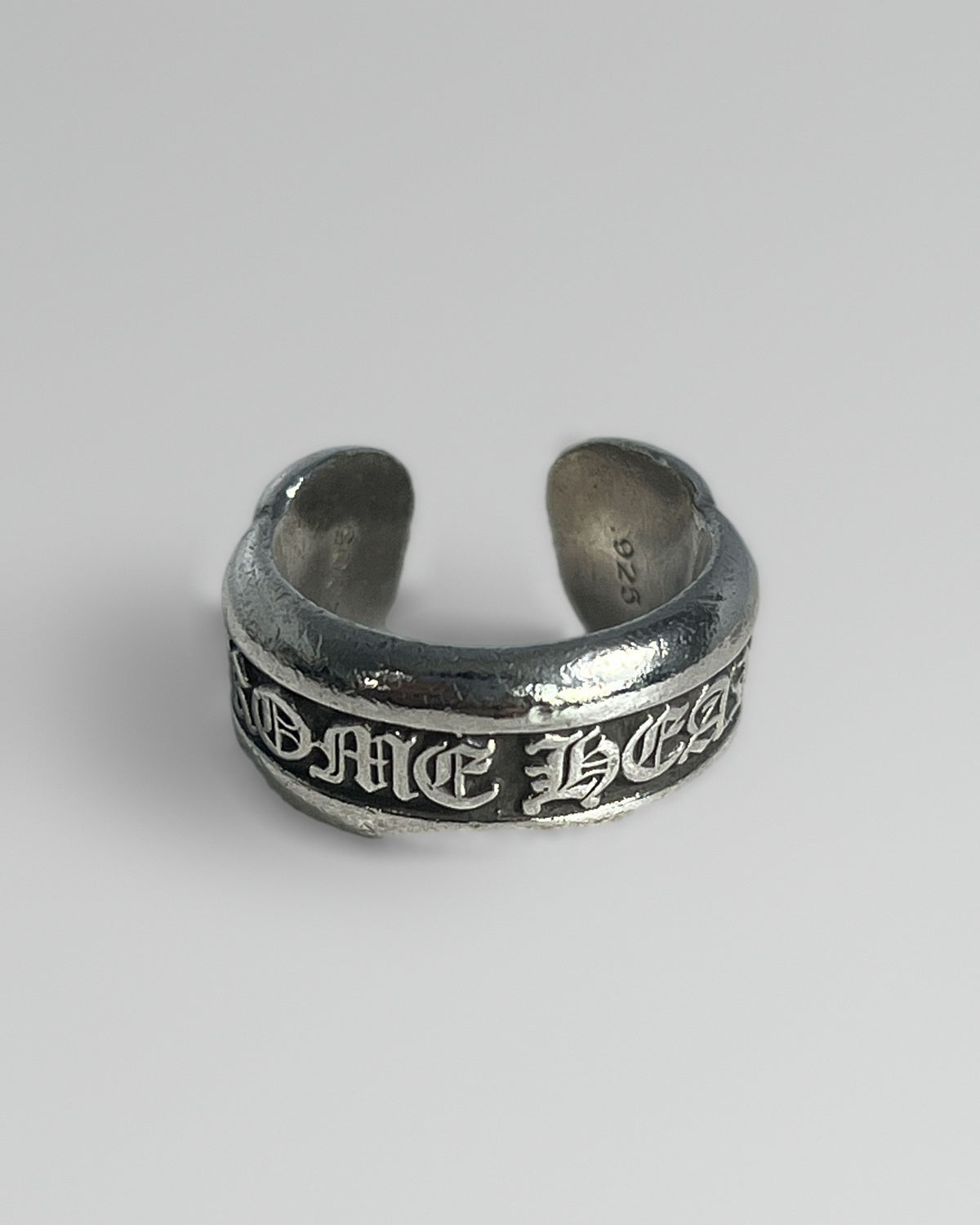 Chrome Hearts Scroll Band Ring .925 Silver Size US3 / MM44