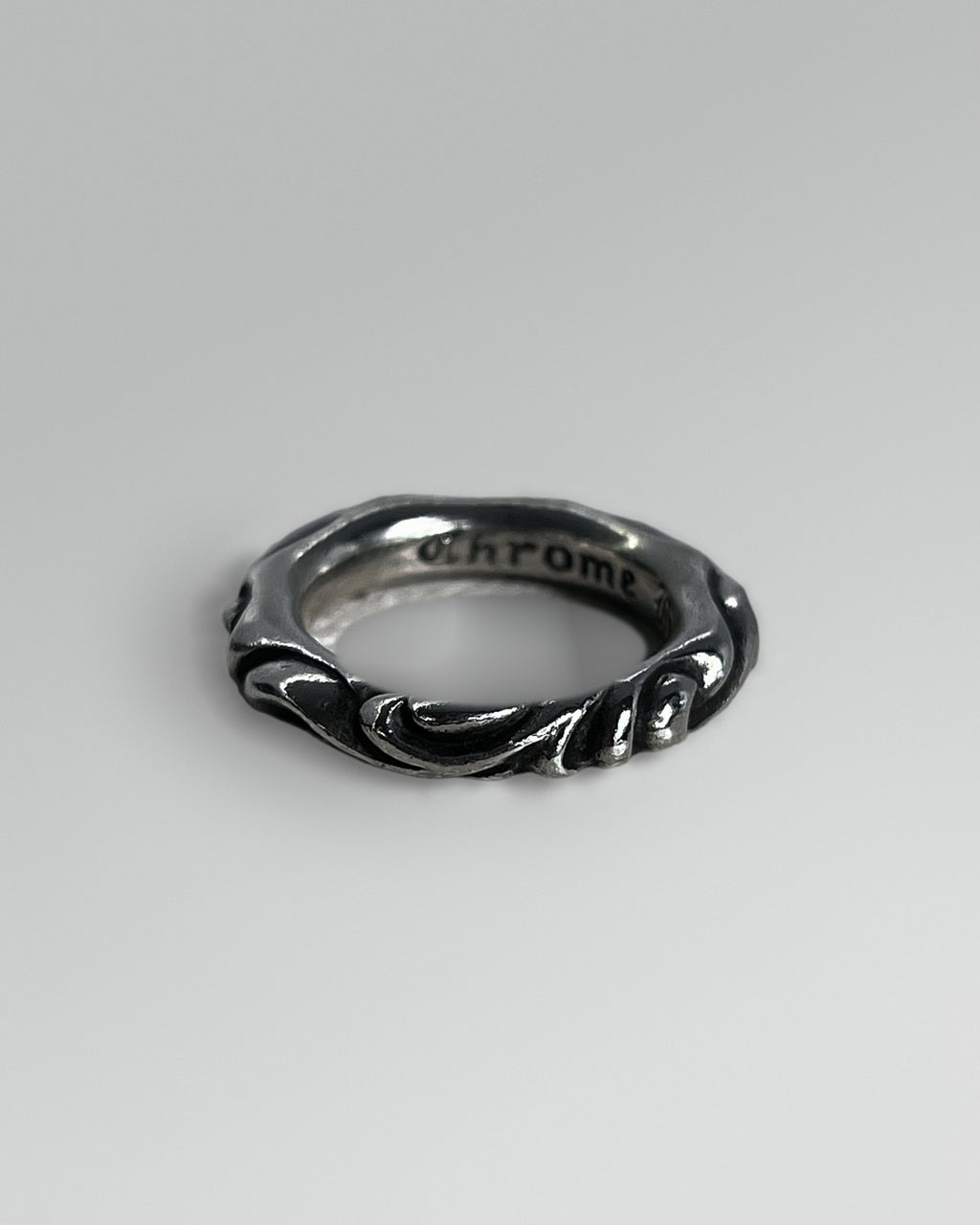 Chrome Hearts Scroll Band Ring Silver US6.5 JP13