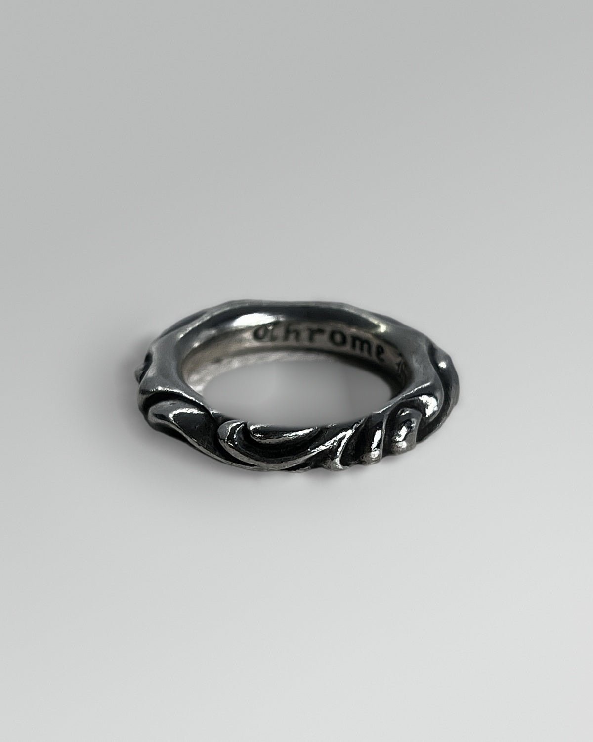 Chrome Hearts Scroll Band Ring Silver US6.5 JP13