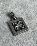 Chrome Hearts Square Cross Pendant 2002 .925 Silver