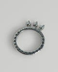 Chrome Hearts Triple Spike Ring Sterling Silver