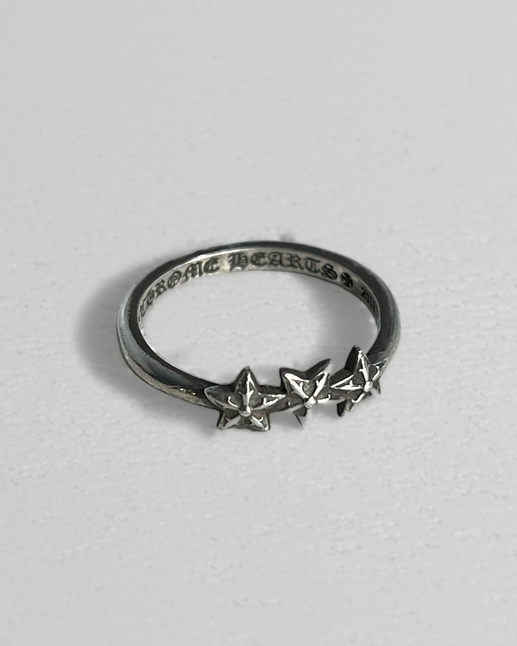 Chrome Hearts Triple Star Ring .925 Silver Size US4 / MM 47