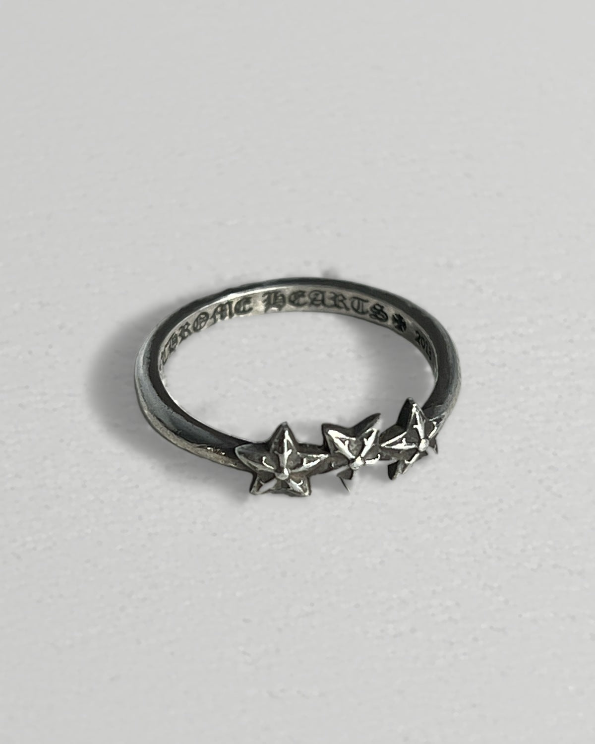 Chrome Hearts Triple Star Ring .925 Silver Size US4 / MM 47
