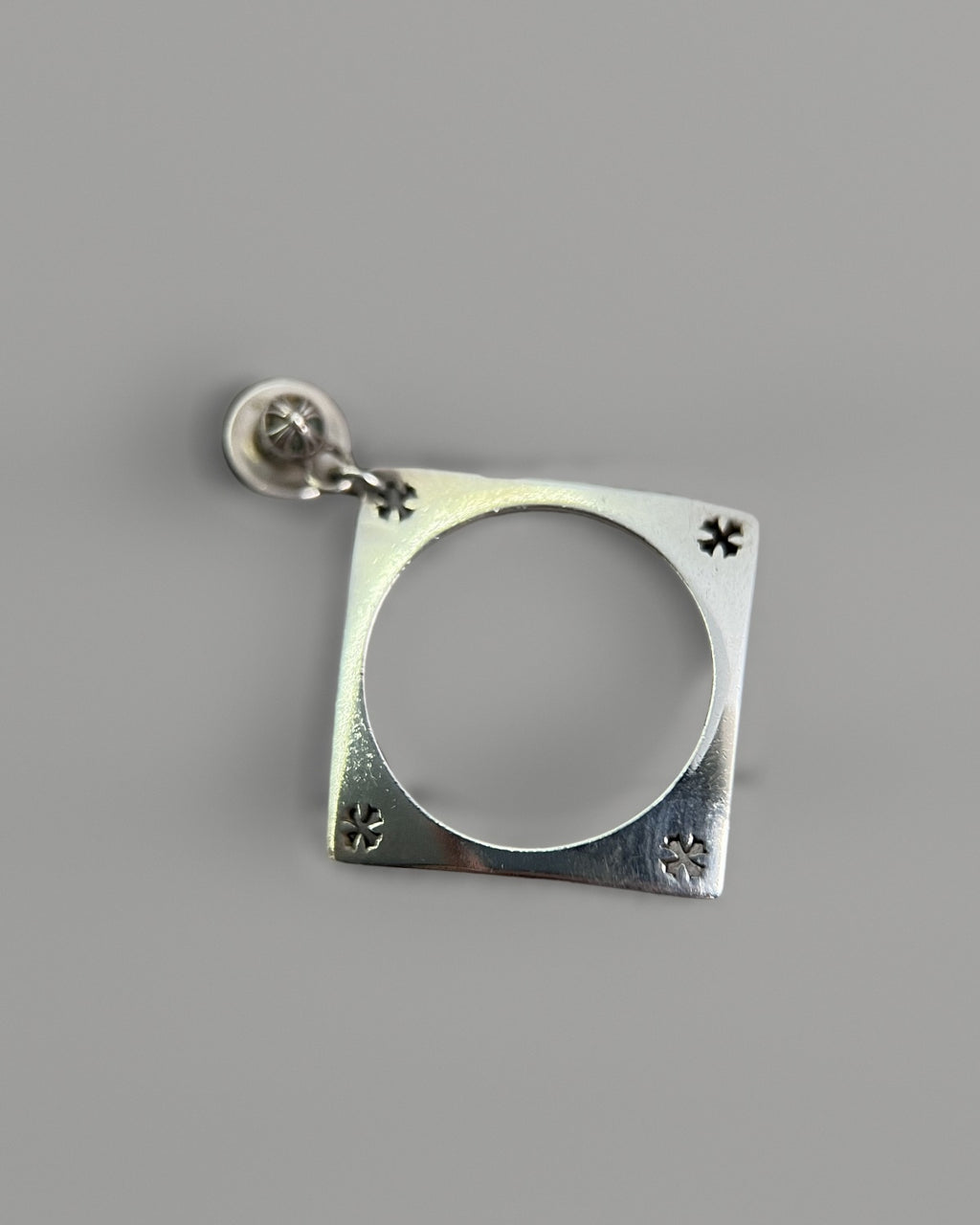 Chrome Hearts x Kate Hudson Square Cross Earring