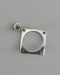 Chrome Hearts x Kate Hudson Square Cross Earring