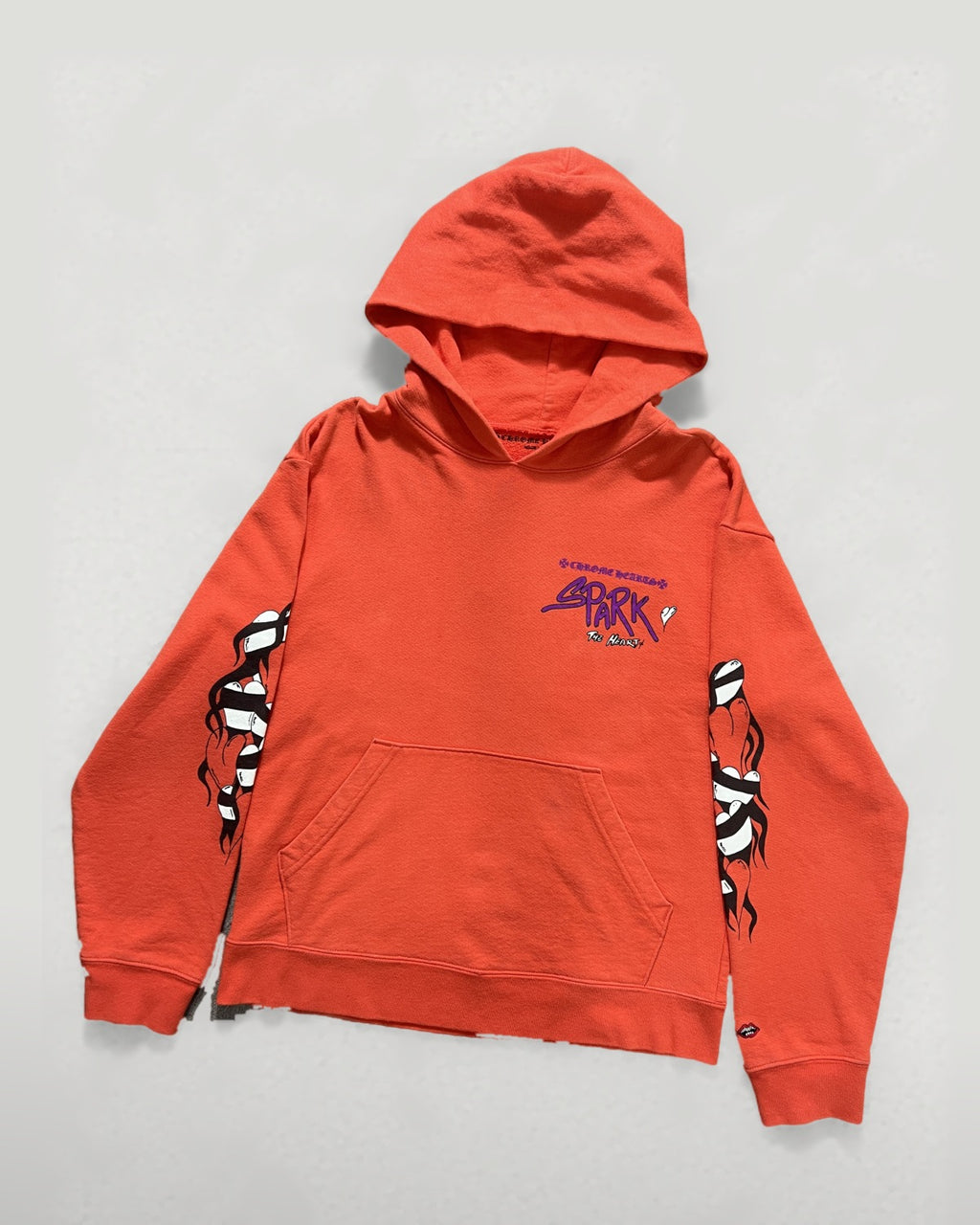 Chrome Hearts x Matty Boy Sadistic Lipstick Orange Hoodie M