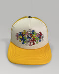 Chrome Hearts Yellow Multi Color Cross Trucker Hat
