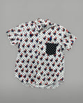Comme des Garçons Black Chicken Printed Dot Shirt