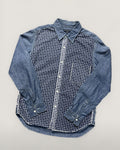 Comme des Garçons Homme denim shirt paisley pattern