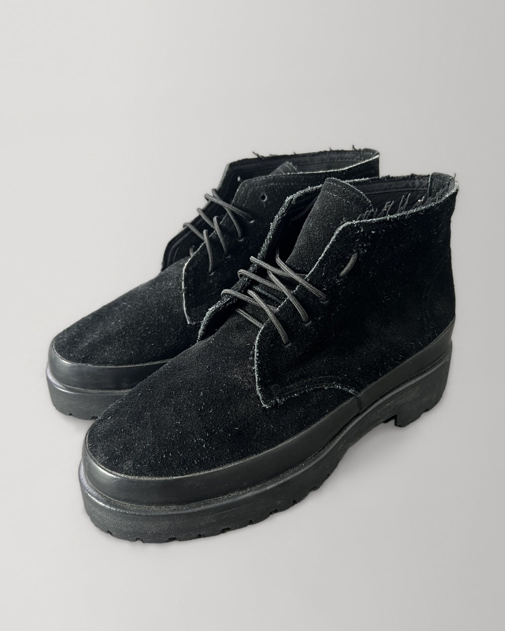 Comme des Garçons Homme Suede Chukka Boots Black 24.5cm