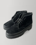 Comme des Garçons Homme Suede Chukka Boots Black 24.5cm