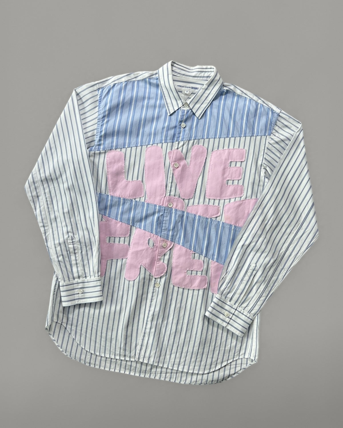 Comme des Garçons "LIVE FREE" shirt