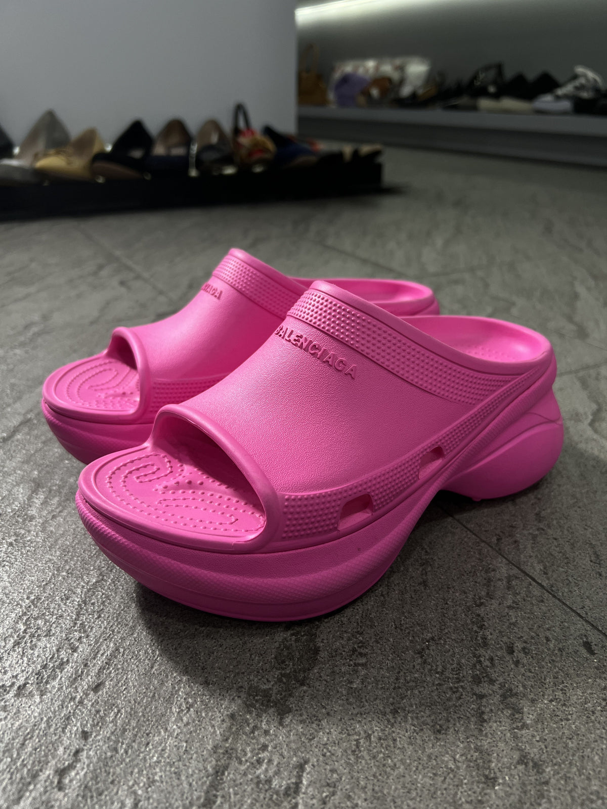 Balenciaga X Crocs Platform Slide Pink EU38