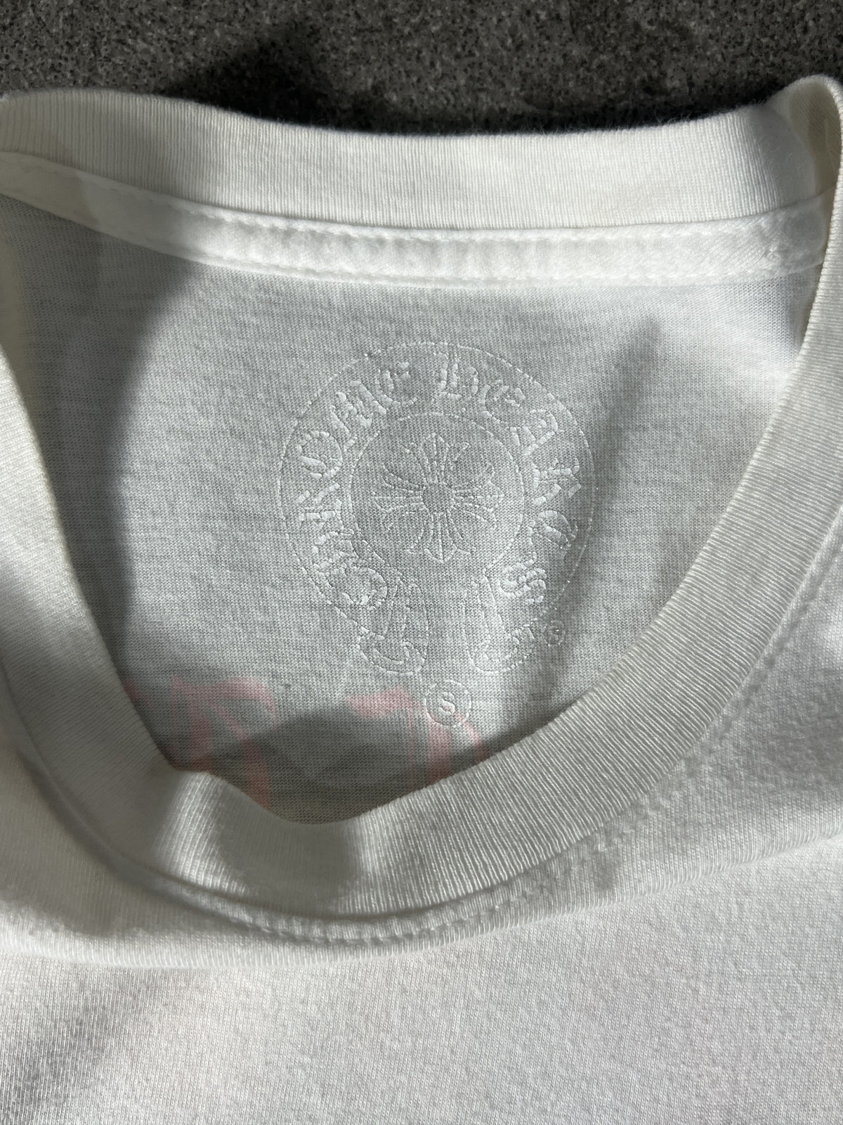 Chrome Hearts Pocket Tee White Small USA CH Logo