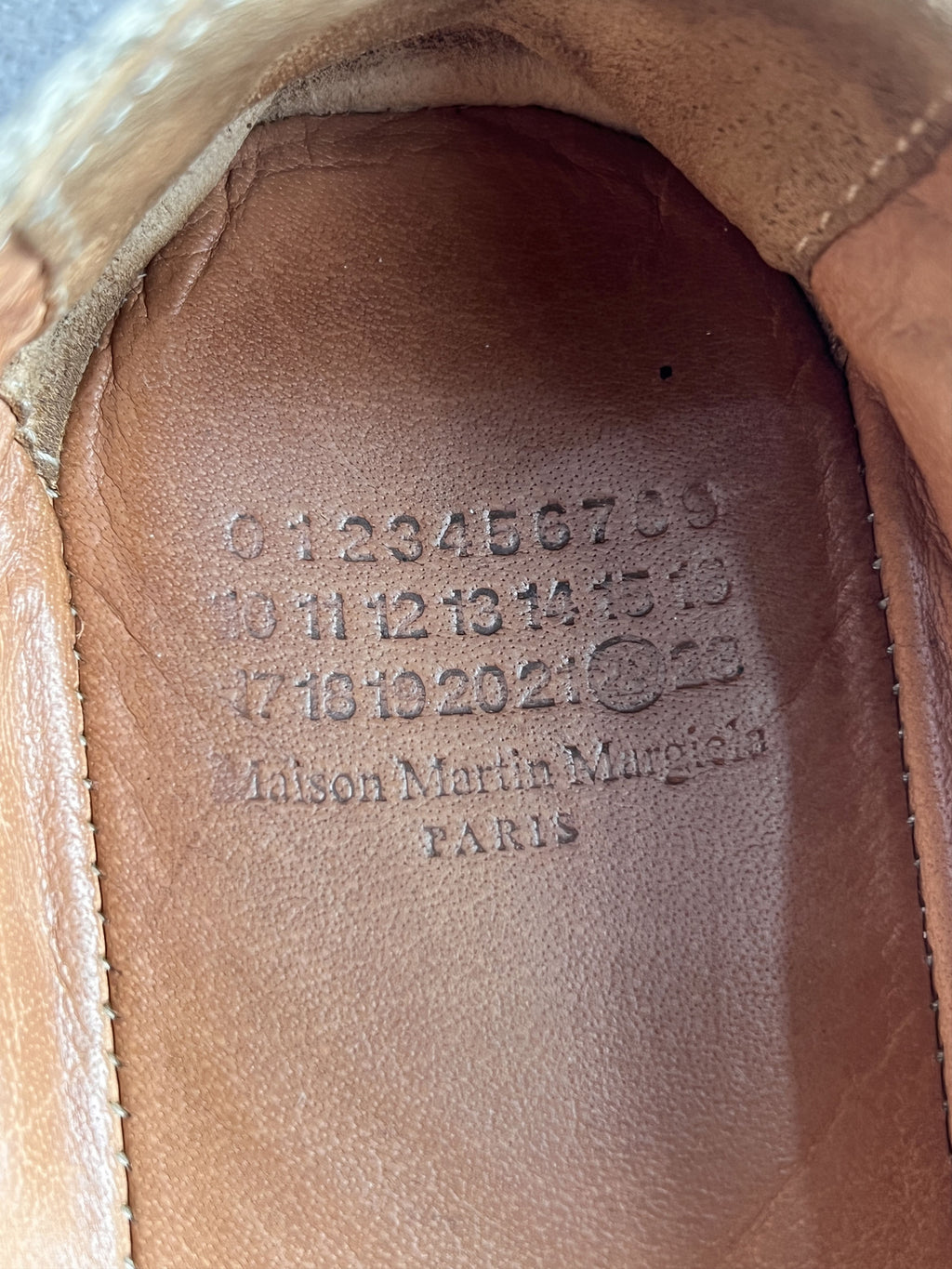 Maison Margiela Canvas Slip On Lug Sole Shoes 42