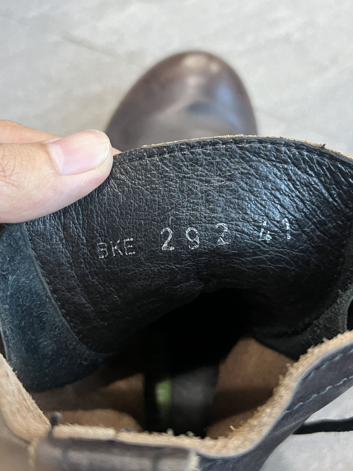 Dirk Bikkembergs Leather Combat Boots Green Sole EU 41
