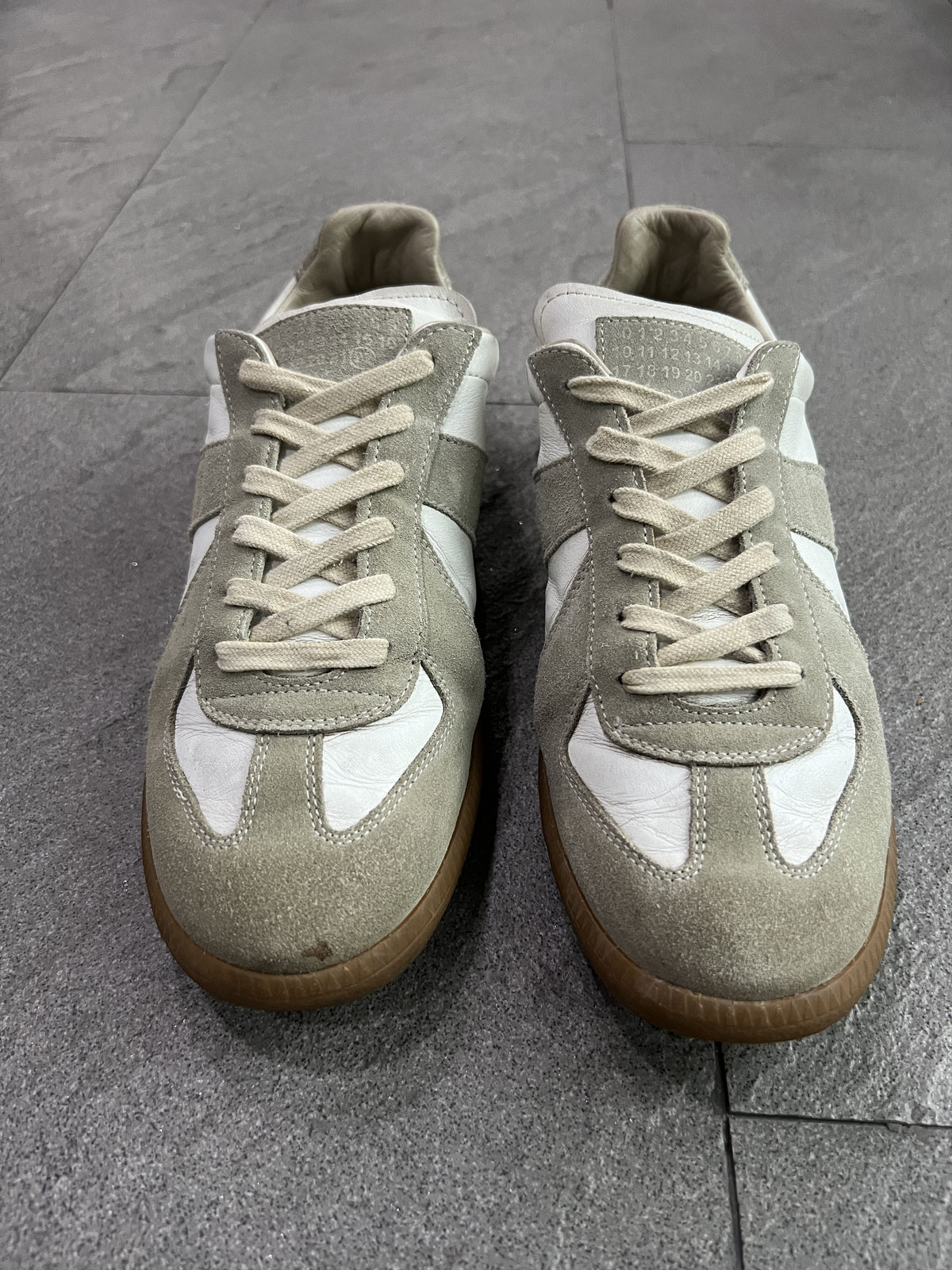 Maison Margiela Replica White Gum Sneakers 41.5