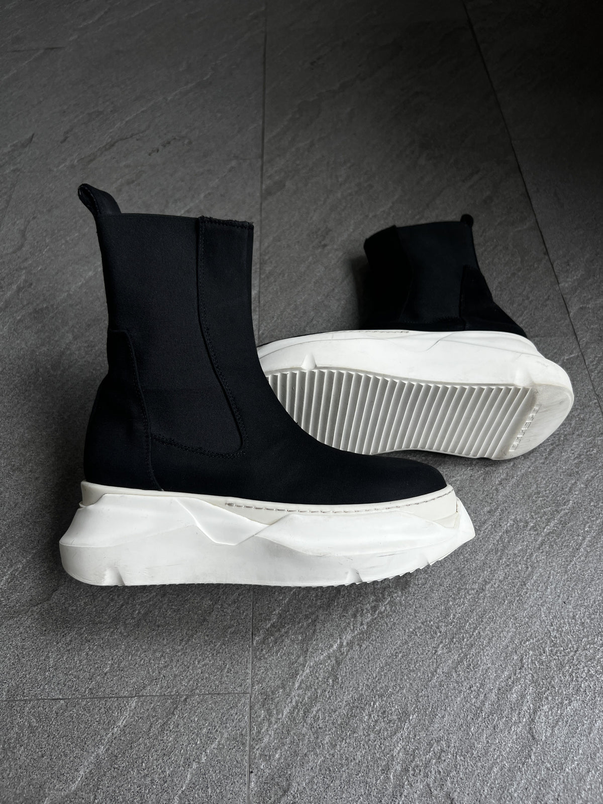 Rick Owens DRKSHDW Abstract Chelsea Boots EU38