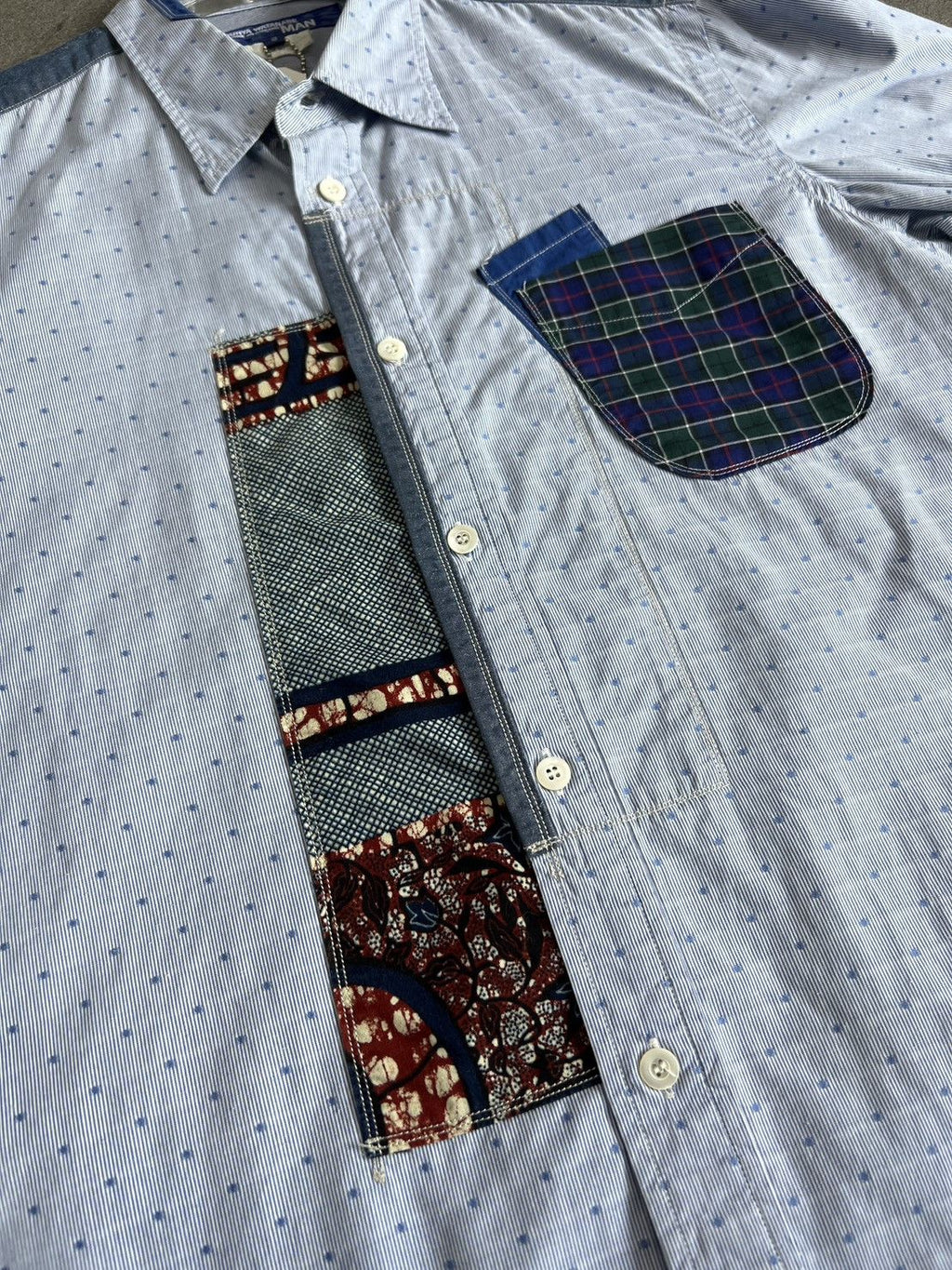Junya Watanabe Comme des Garçons MAN patchwork shirt