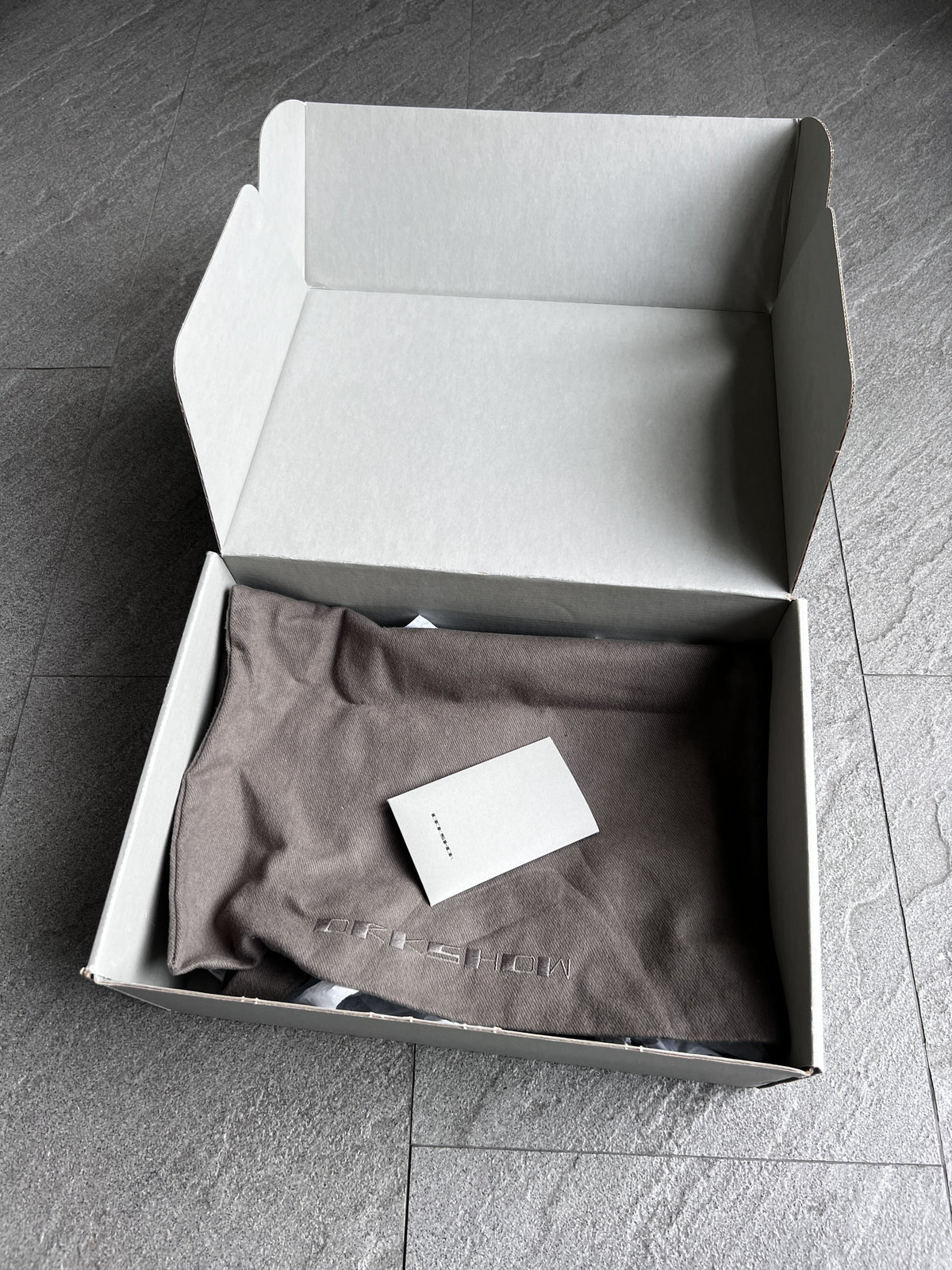 Rick Owens DRKSHDW Slashed Low Sneakers Dust EU35.5