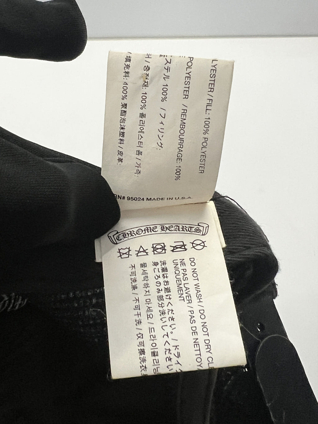 Chrome Hearts Cemetery Trucker Black Red OS