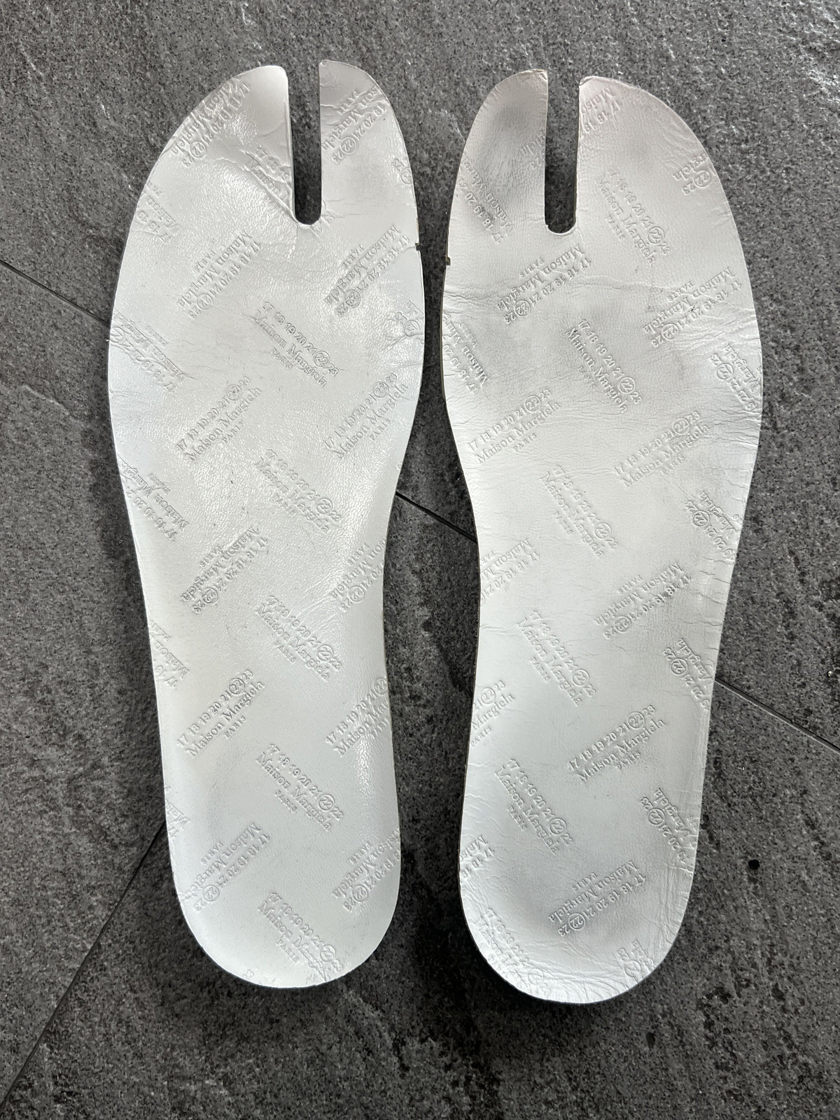 Maison Margiela Tabi Canvas High Sneakers Green / White 43